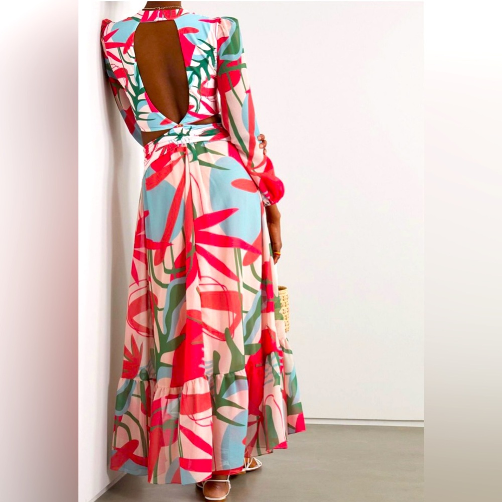 PatBo Rio Cutout Floral Pattern Dress - Picture 5 of 10